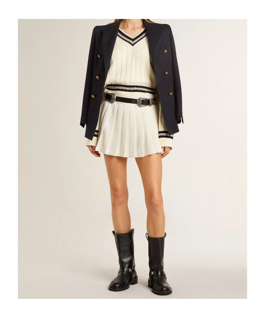 Golden Goose Deluxe Brand Pleated Mini Skirt
