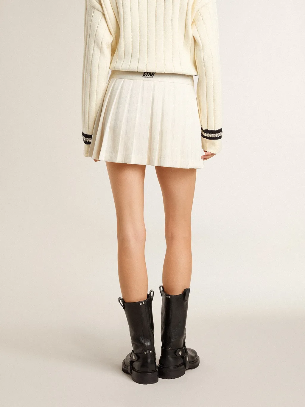 Golden Goose Deluxe Brand Pleated Mini Skirt