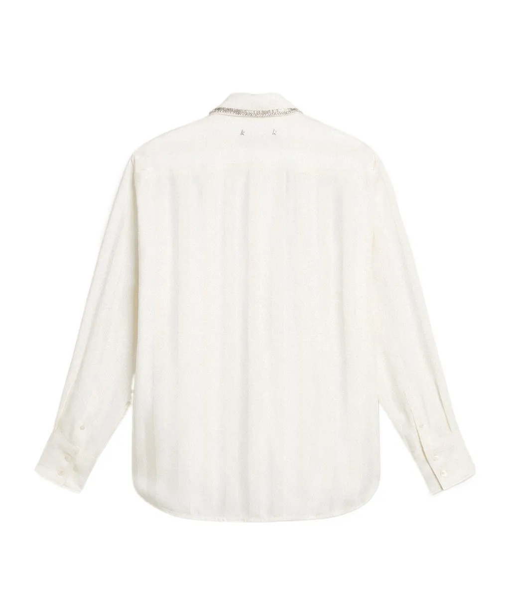 Golden Goose Deluxe Brand Long Sleeved Embellished Shirt