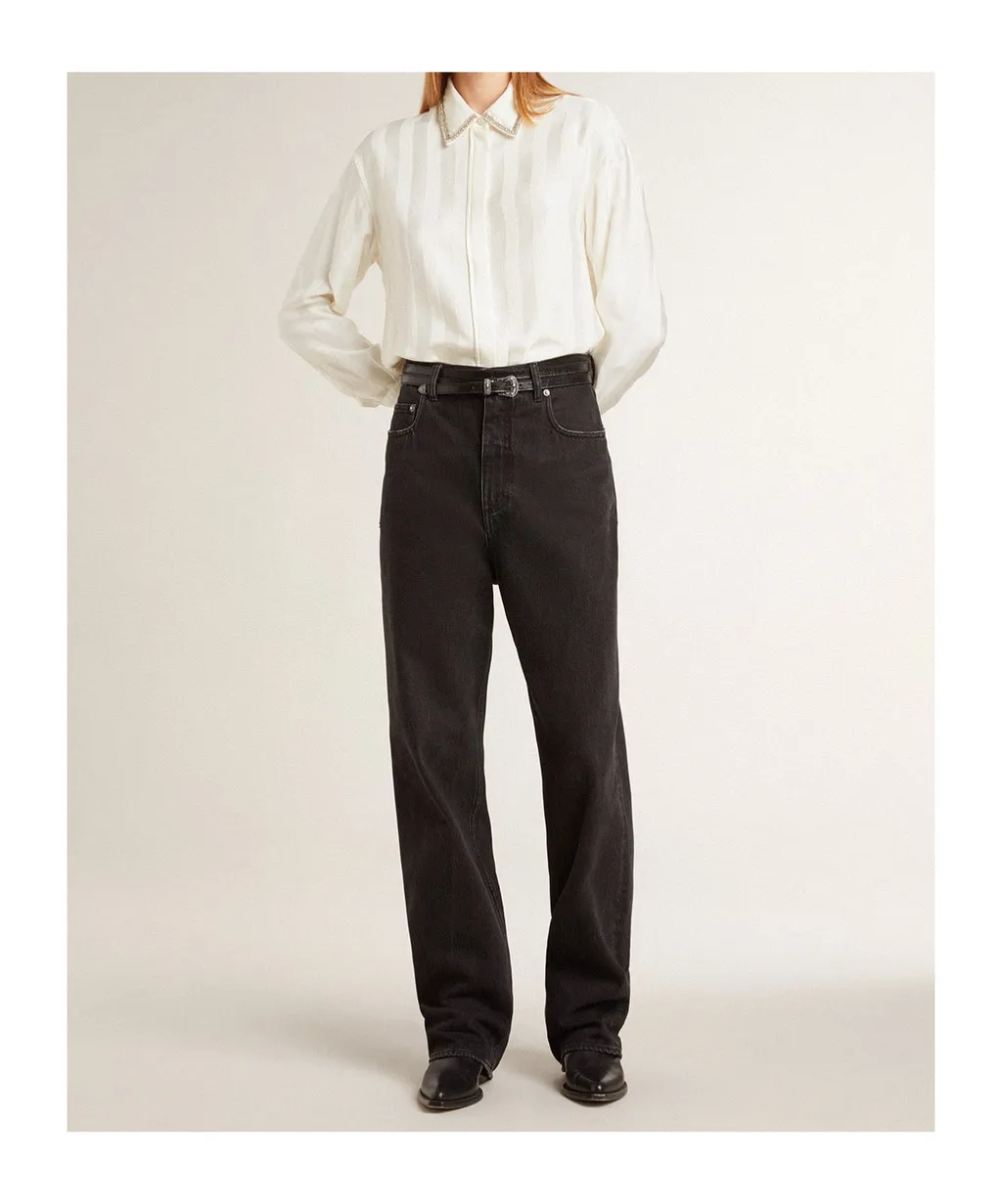 Golden Goose Deluxe Brand Long Sleeved Embellished Shirt