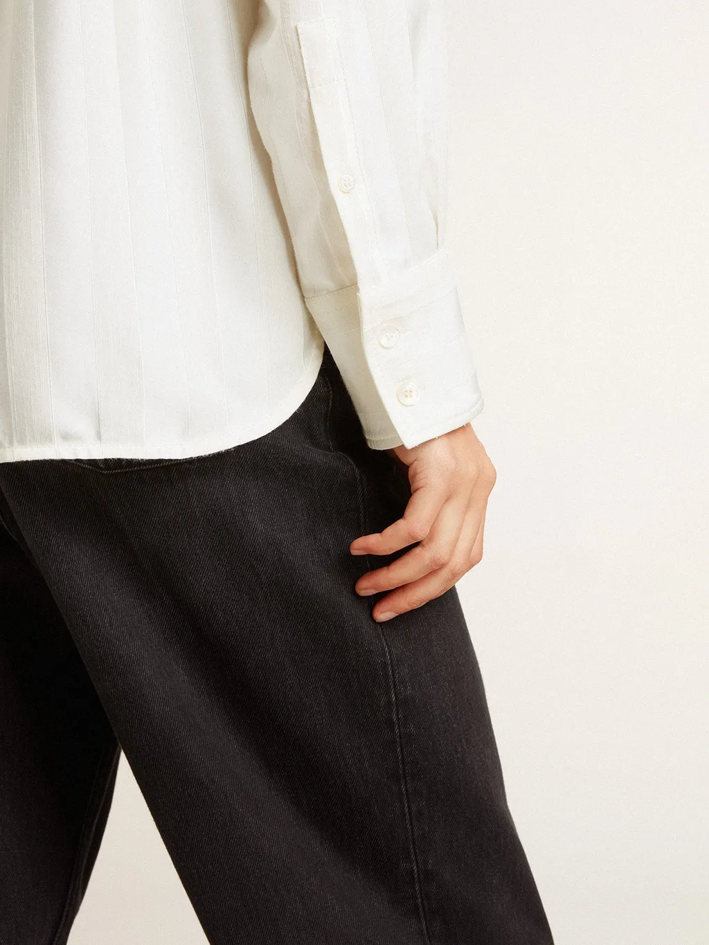 Golden Goose Deluxe Brand Long Sleeved Embellished Shirt