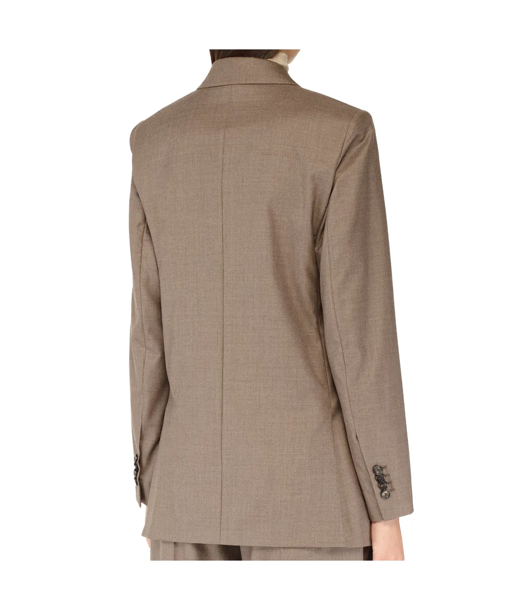 Long-Sleeved Suit Coat