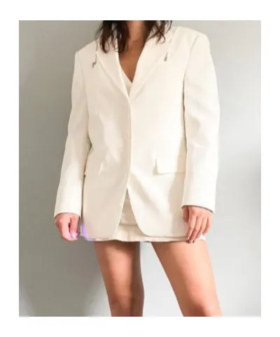 Long-Sleeved Suit Coat