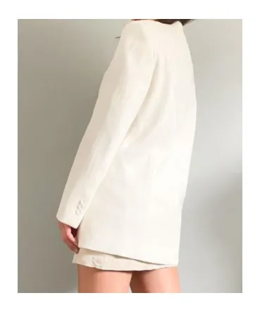 Long-Sleeved Suit Coat