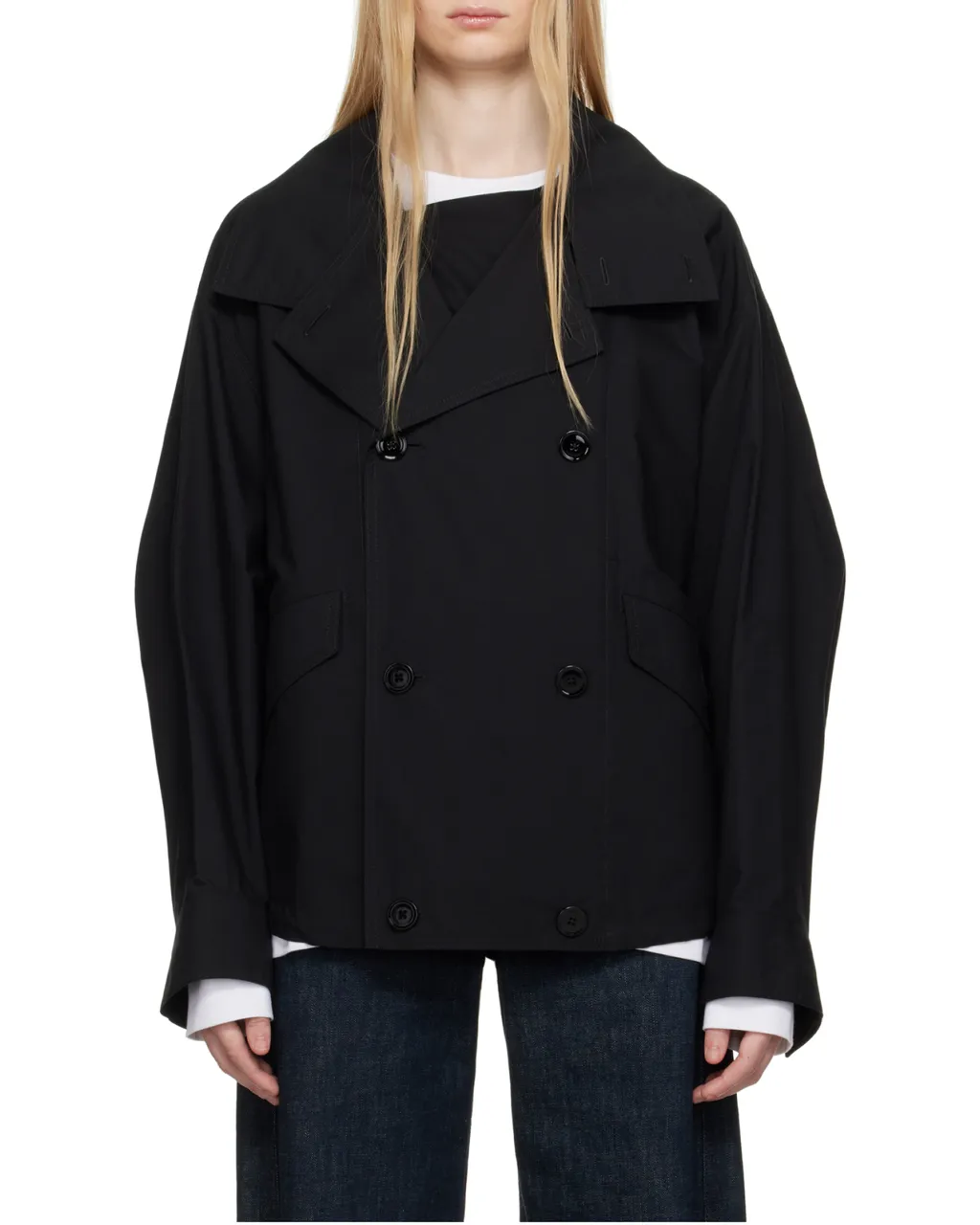 Lemaire Double-Flap Drawstring Hem Jacket