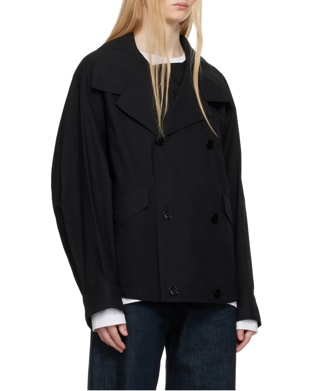 Lemaire Double-Flap Drawstring Hem Jacket