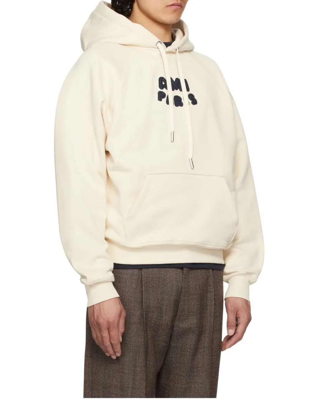 Ami Paris Logo Patch Hoodie
