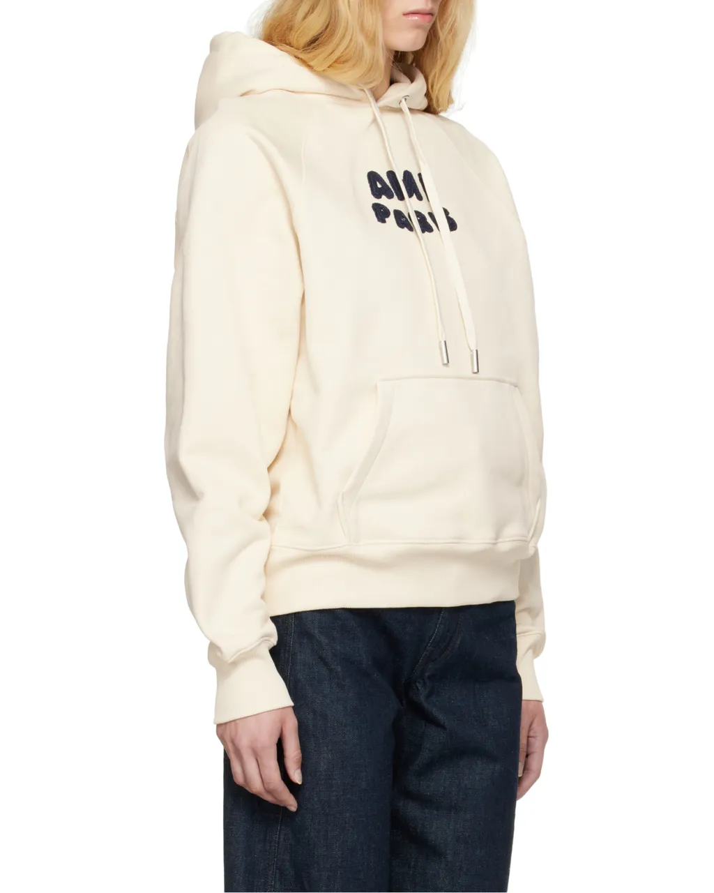 Ami Paris Logo Patch Hoodie