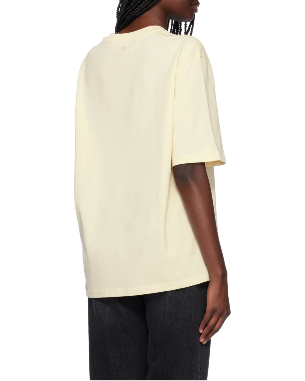 Ami Paris Logo Patch Crewneck T-Shirt