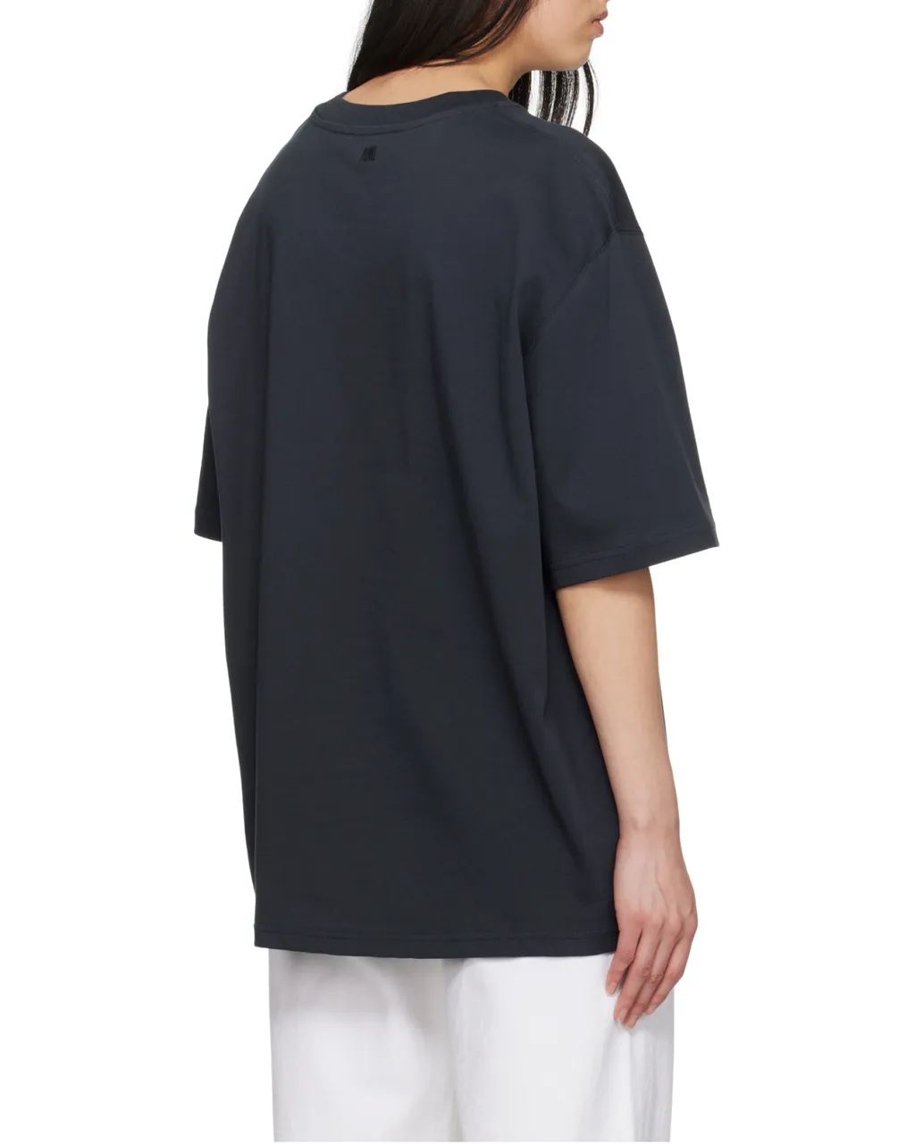 Ami Paris Logo Patch Crewneck T-Shirt