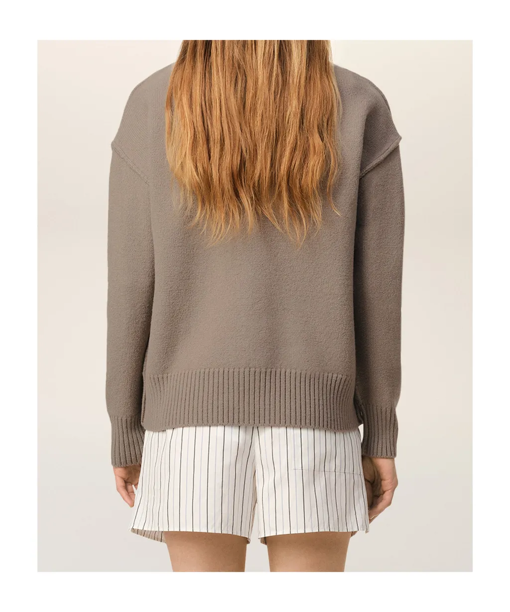Ami Paris Ami De Coeur Knitted Cardigan