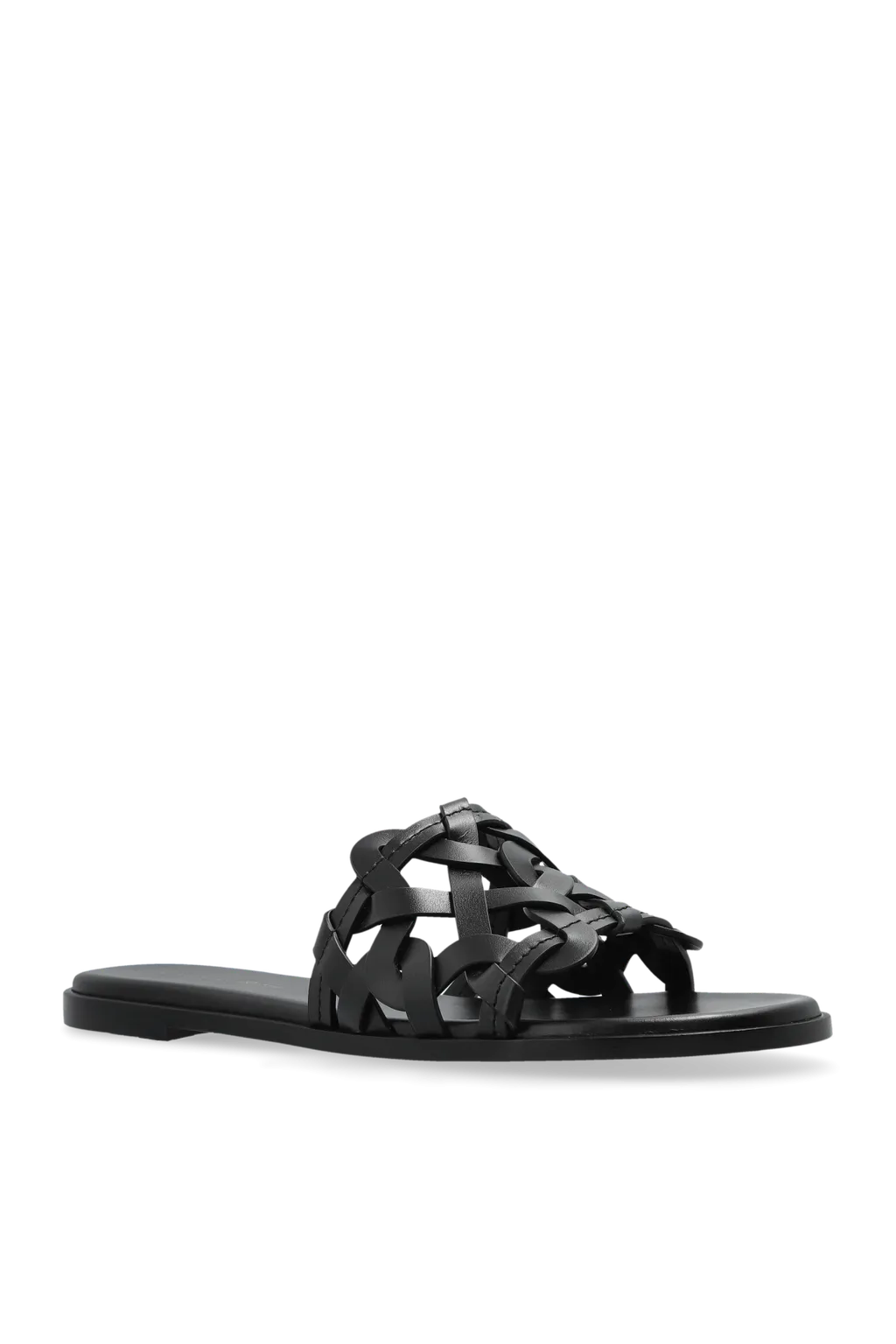 Gianvito Rossi Amalfi Interwoven Round Toe Sandals