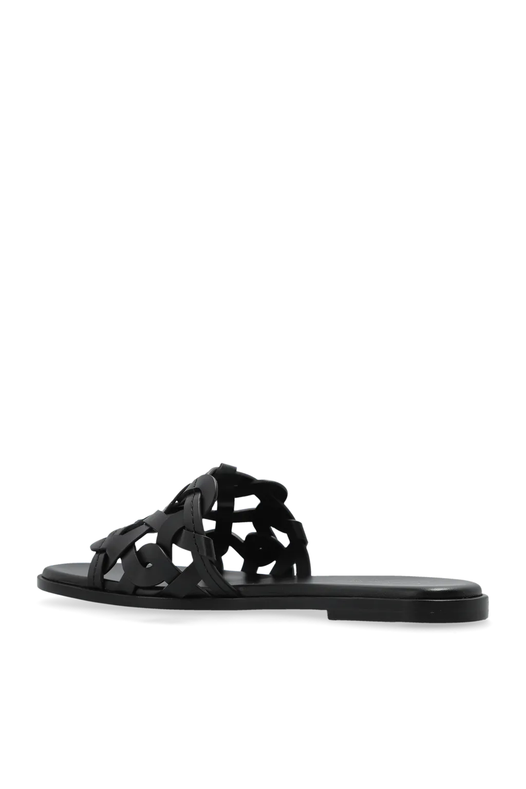 Gianvito Rossi Amalfi Interwoven Round Toe Sandals