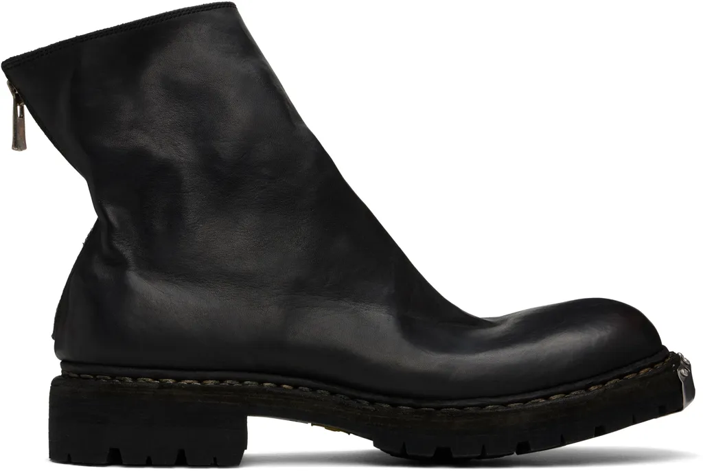 Round-Head Short Boots
