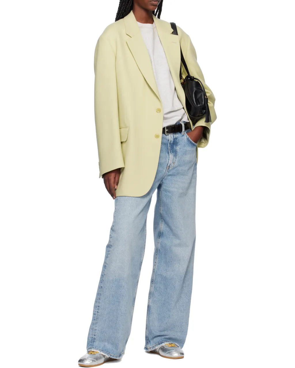 Agolde Mid-Rise Tapered-Leg Jeans