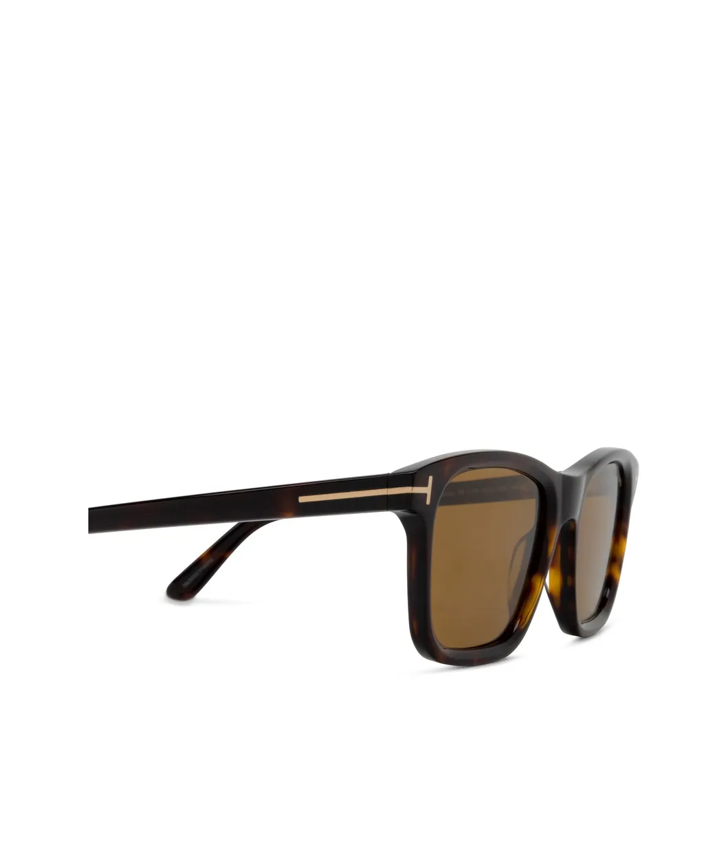 Tom Ford Eyewear Barron Square Frame Sunglasses