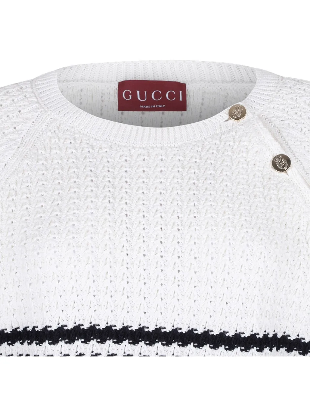 Gucci Striped Boxy Fit Jumper
