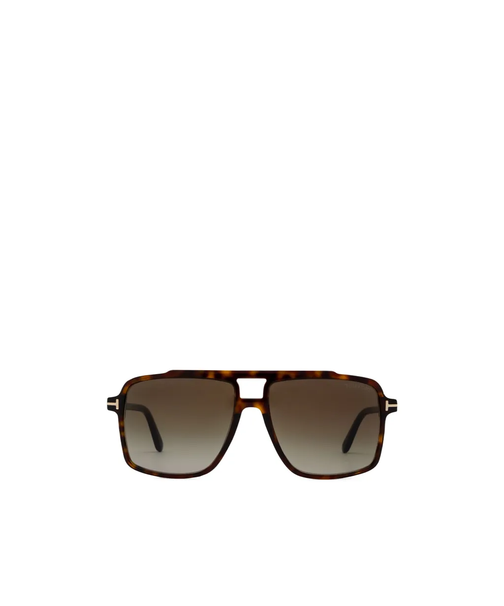 Tom Ford Eyewear Kemp Pilot Frame Sunglasses