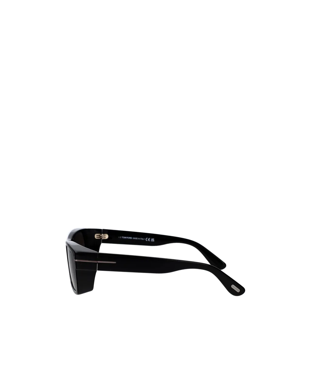 Tom Ford Eyewear Juan Rectangle Frame Sunglasses