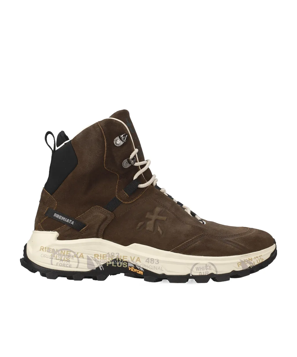 Lace-Up High-Top Casual Shoes