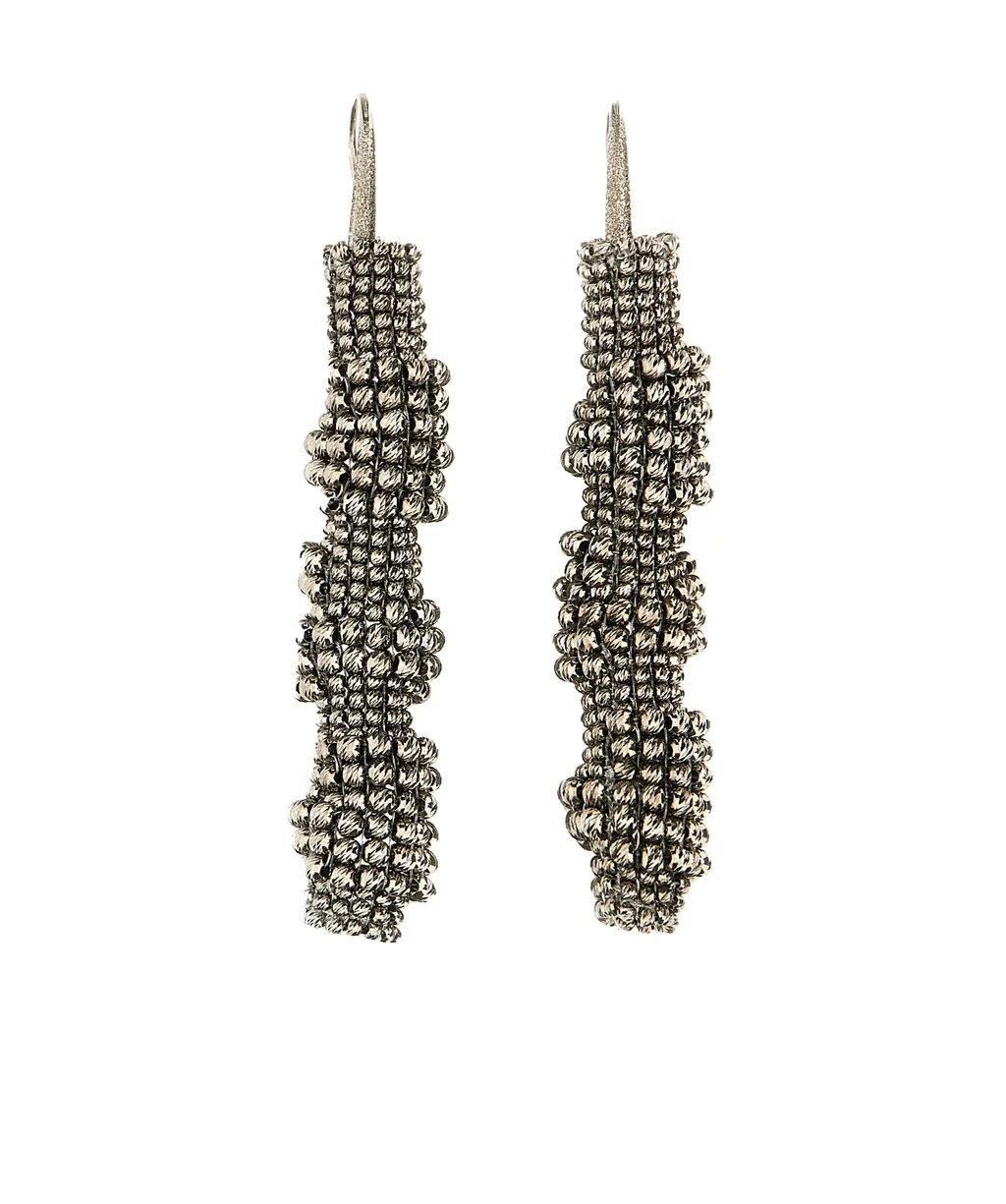 Brunello Cucinelli All-Over Embellished Earrings
