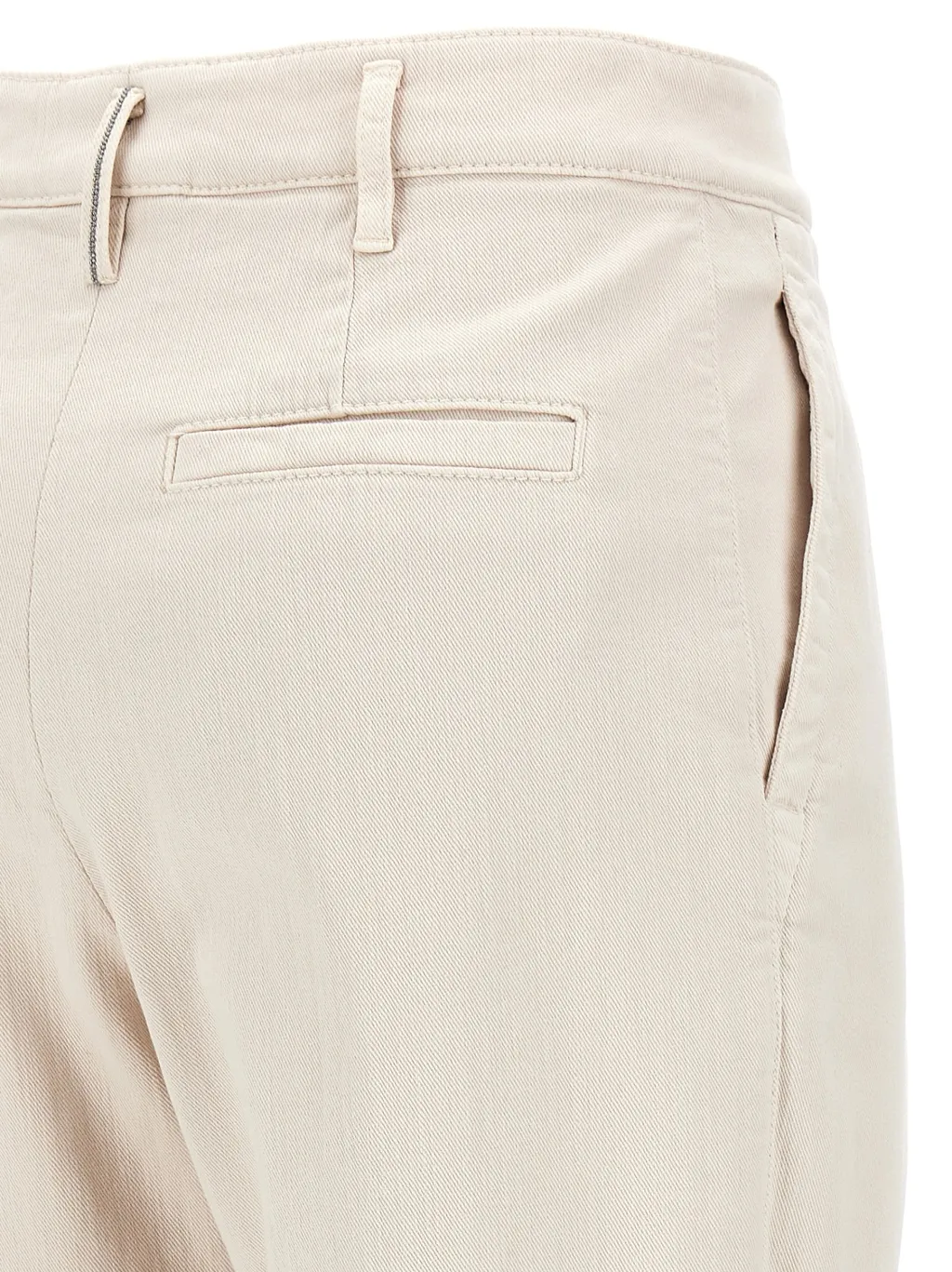 Brunello Cucinelli Pleated Straight Leg Jeans