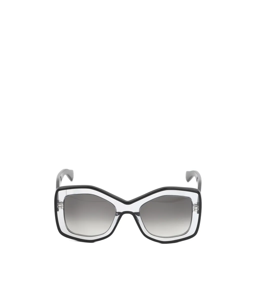 AlaÏA Geometric Frame Sunglasses