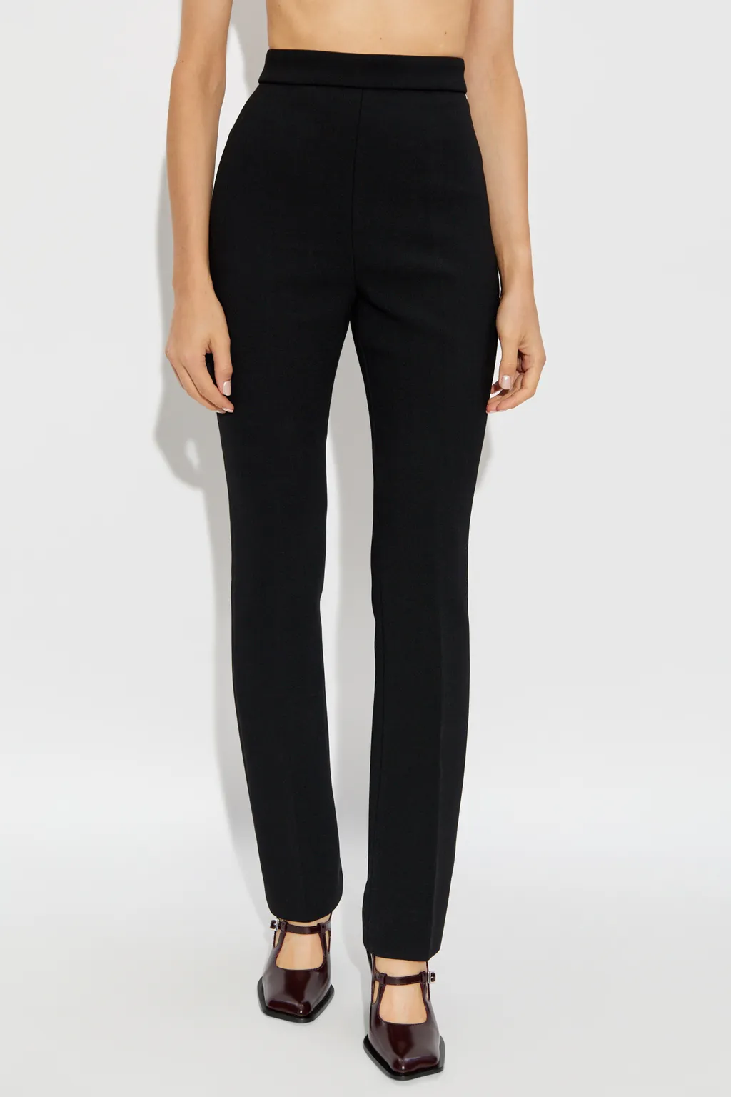 High-Waisted Casual Pants