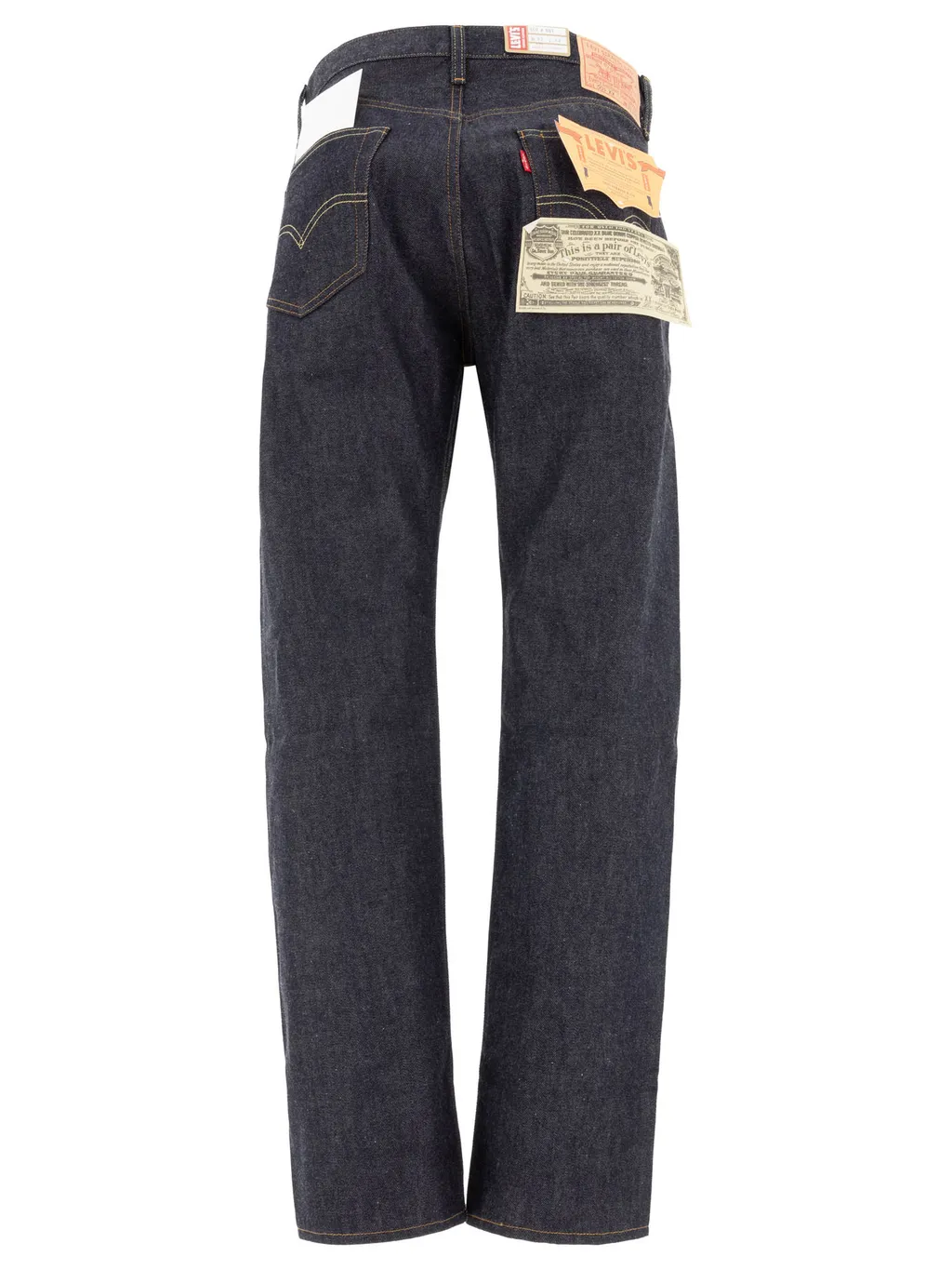 Navy 1955 501 Original Fit Selvedge Jeans
