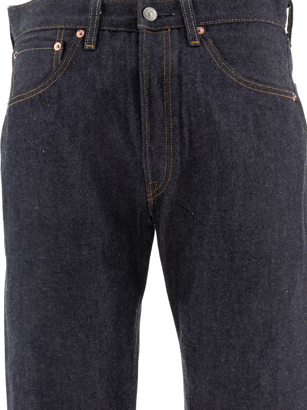 Navy 1955 501 Original Fit Selvedge Jeans