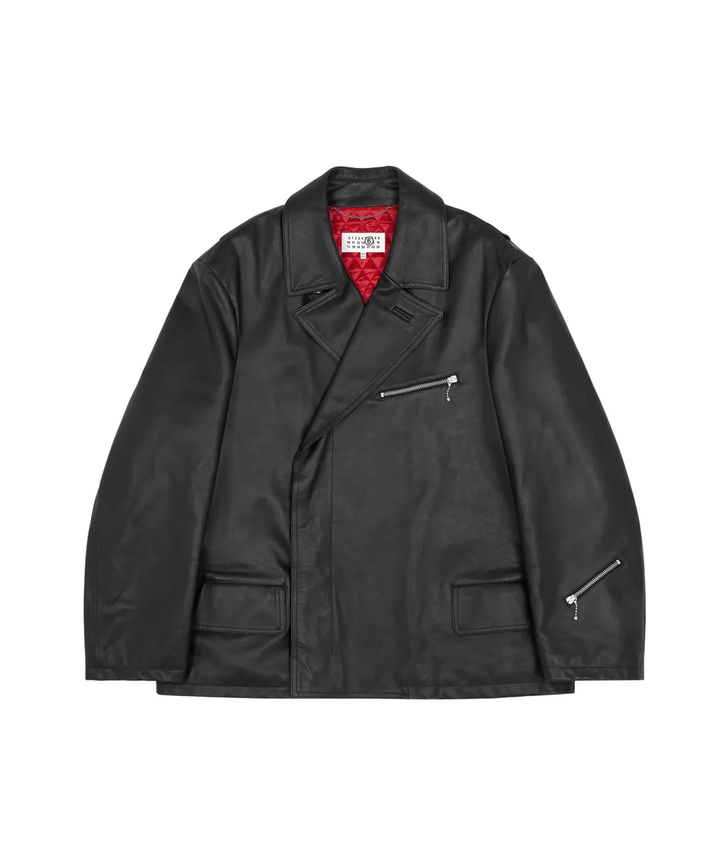 Mm6 Maison Margiela Leather Jacket