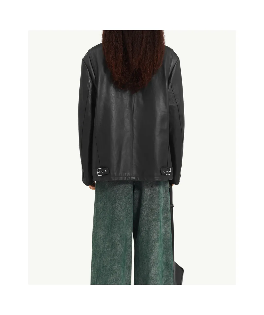 Mm6 Maison Margiela Leather Jacket