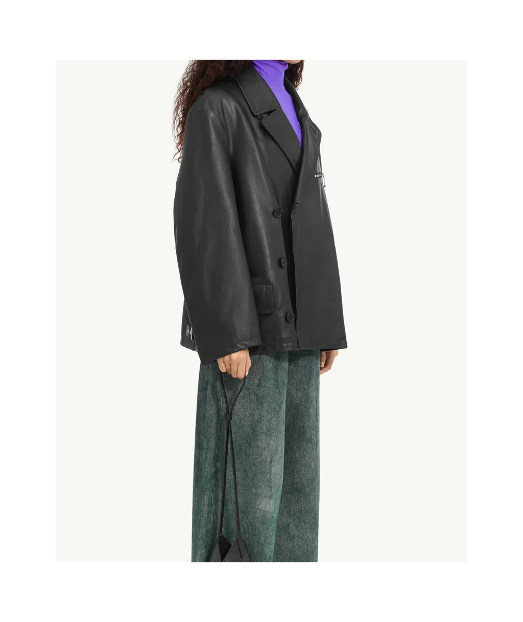 Mm6 Maison Margiela Leather Jacket