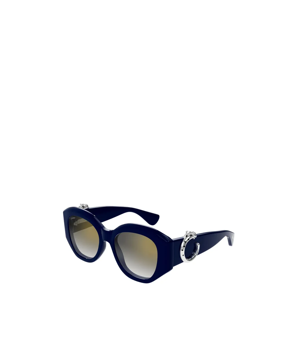Cartier Panthere Square Frame Sunglasses