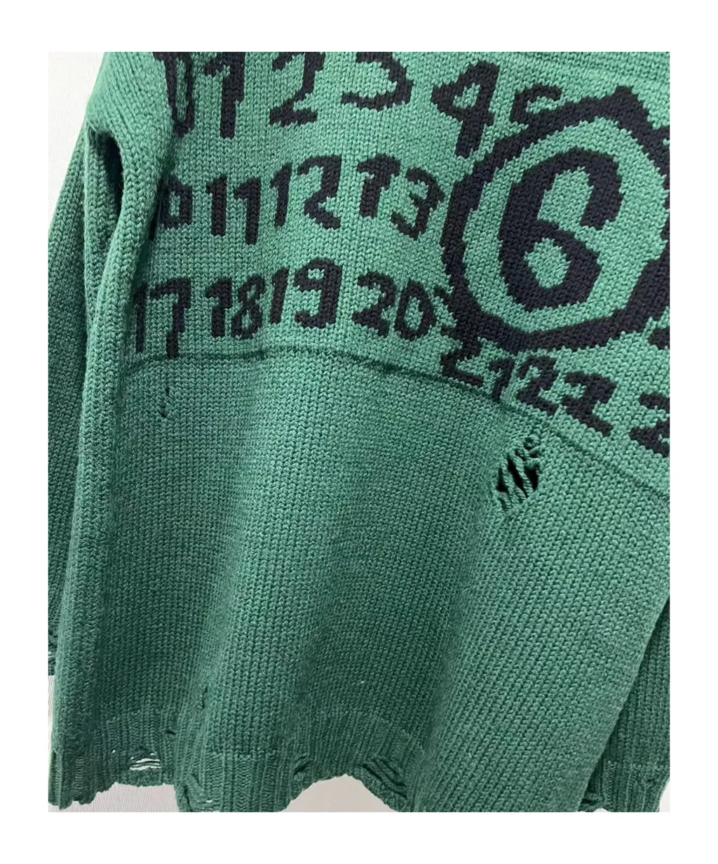 Intarsia-Knit Logo Jumper