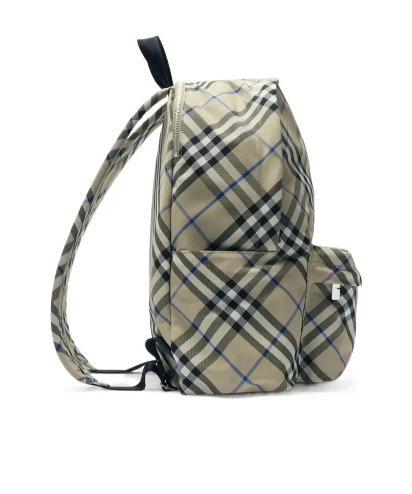 Checked Backpack