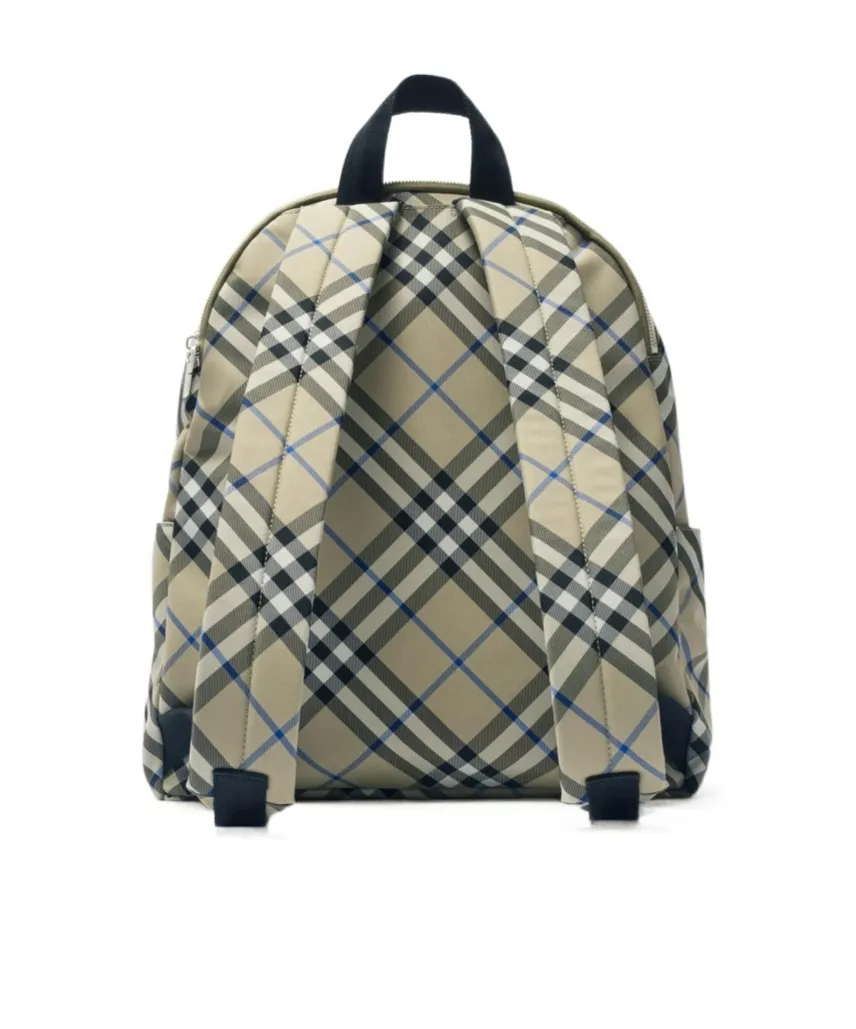 Checked Backpack