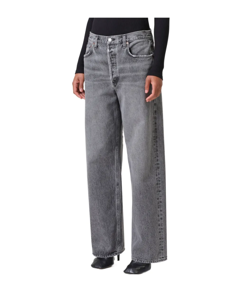 Agolde Low Rise Wide-Leg Jeans