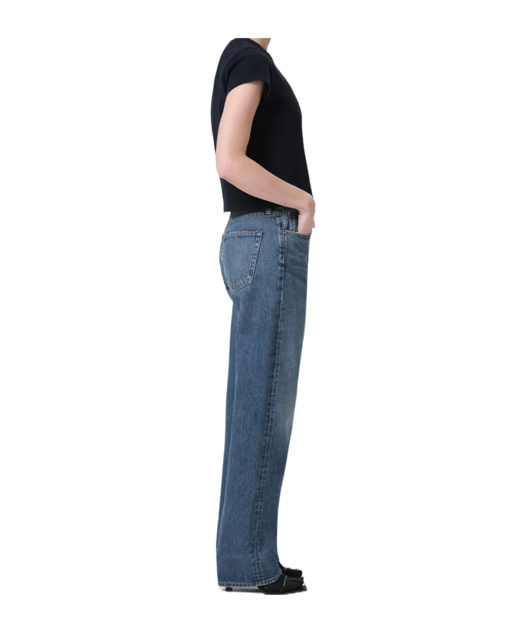 Agolde Kelly High-Rise Straight-Leg Jeans