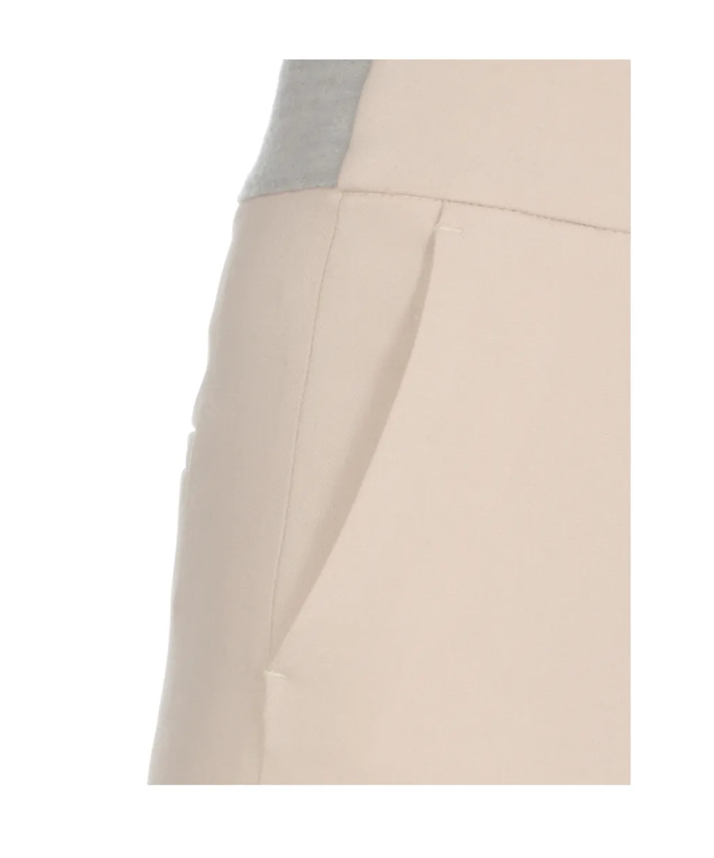 Peserico High Waist Pressed Crease Trousers