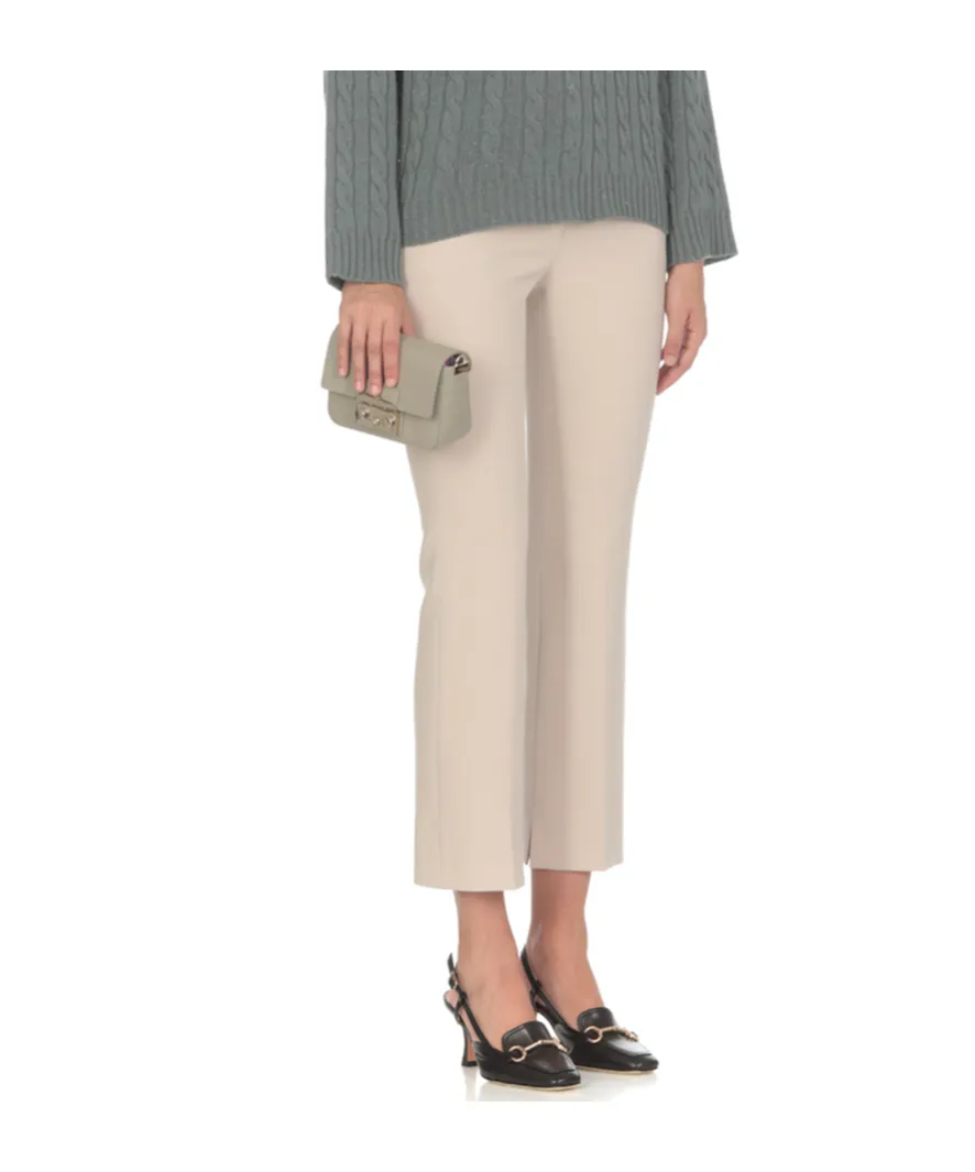 Peserico High Waist Pressed Crease Trousers