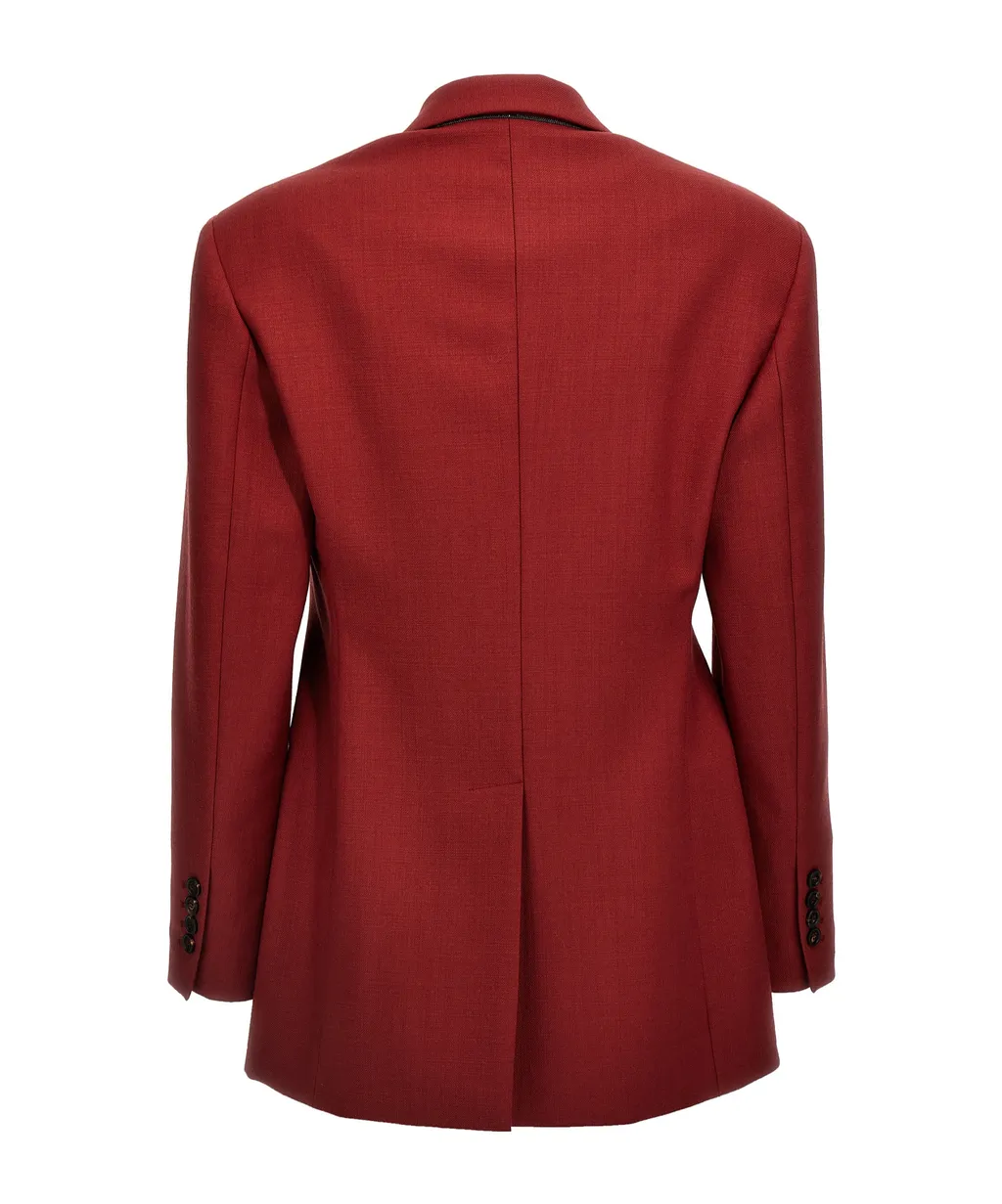 Brunello Cucinelli Single-Breasted Long Sleeved Blazer