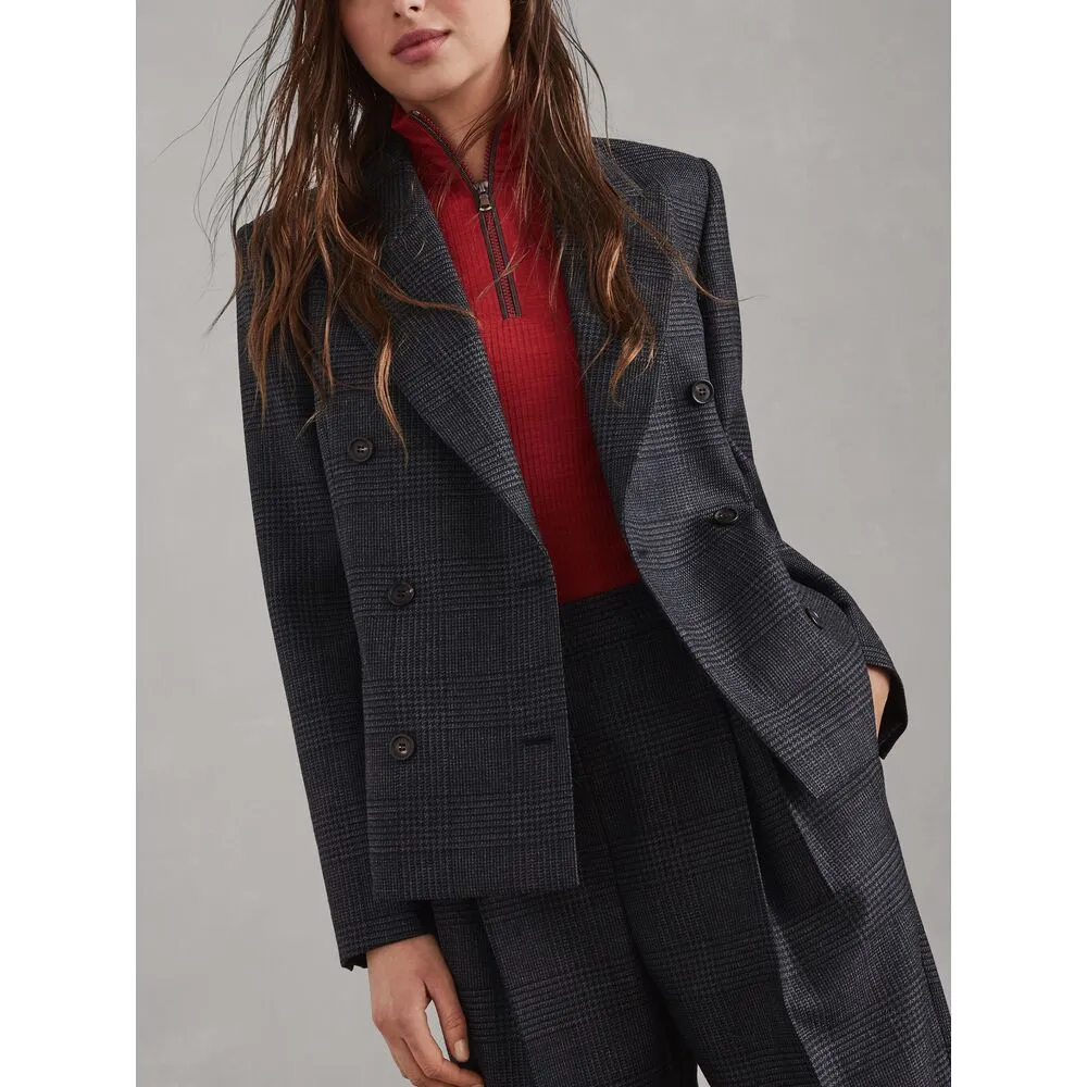 Check-Pattern Blazer