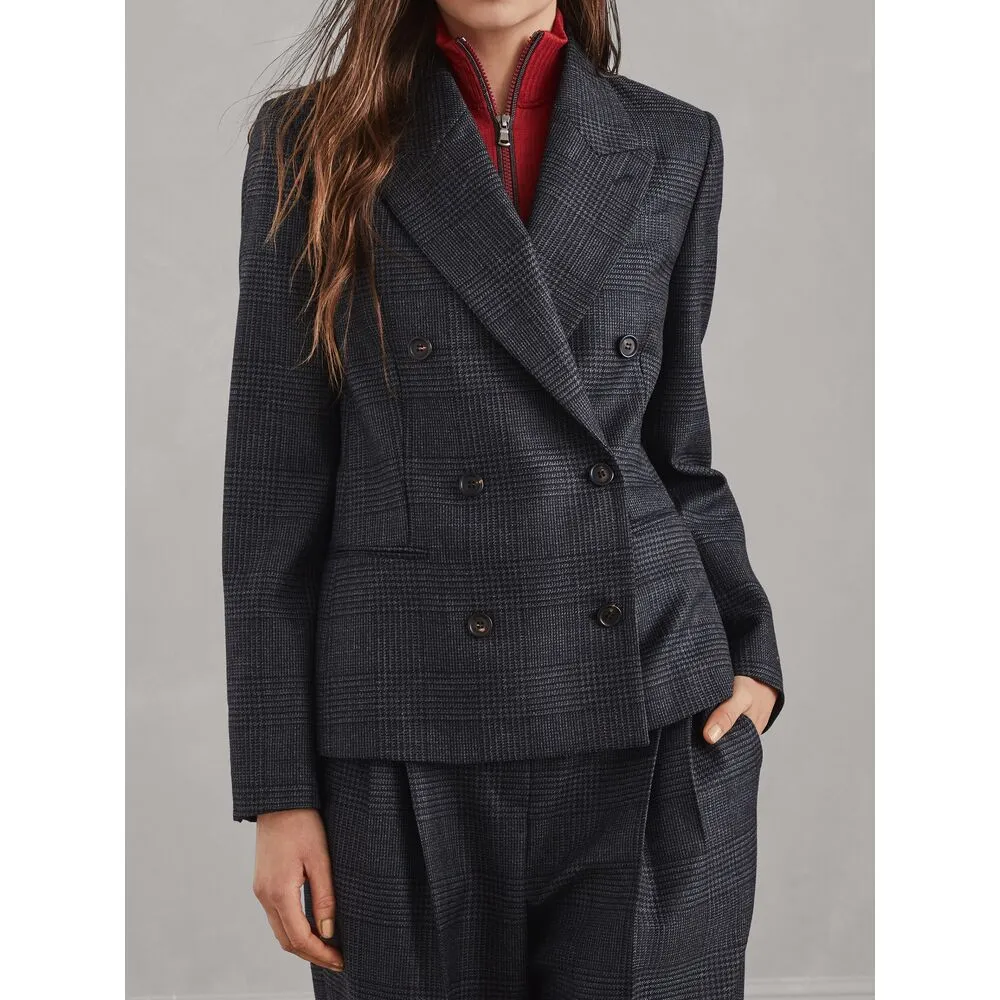Check-Pattern Blazer