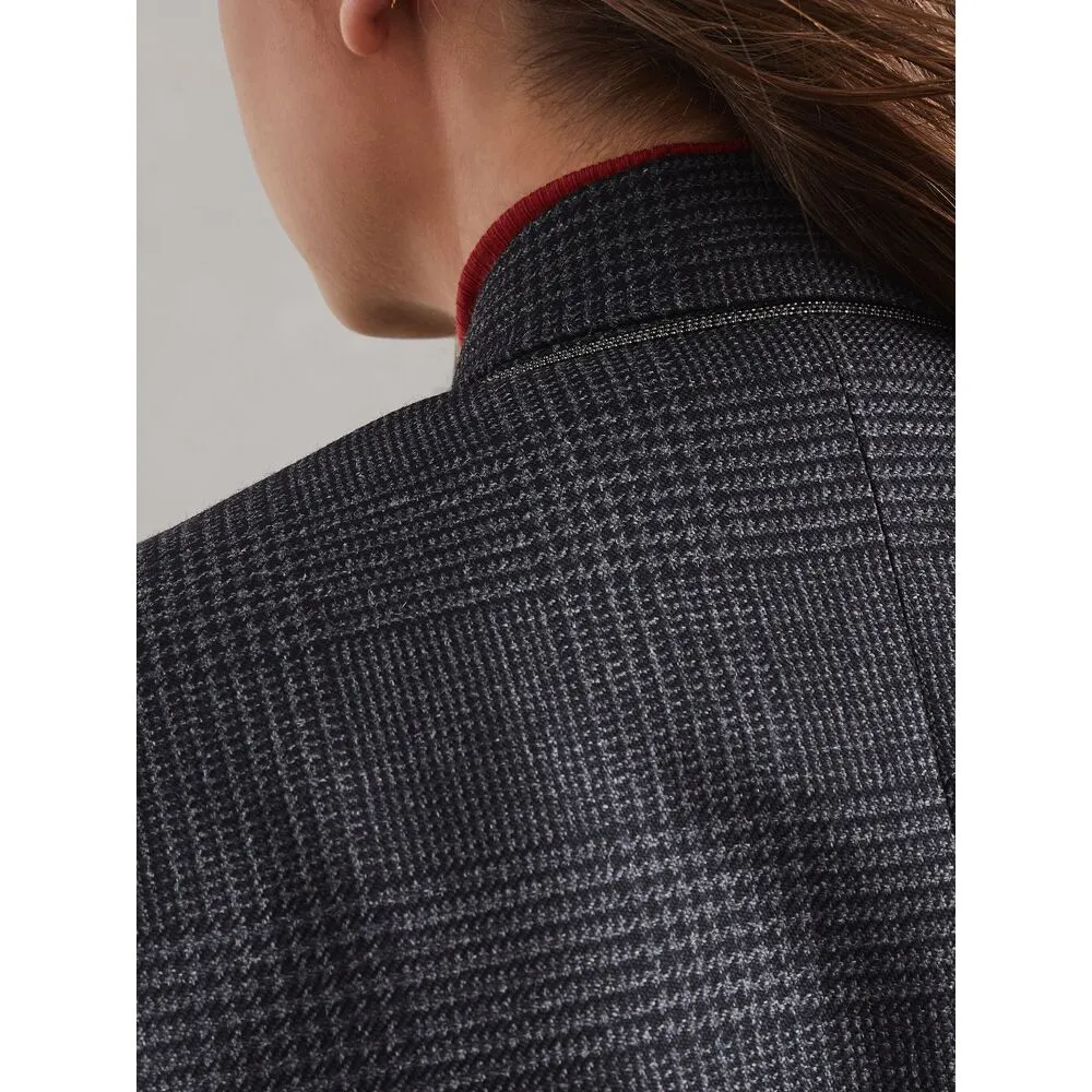 Check-Pattern Blazer