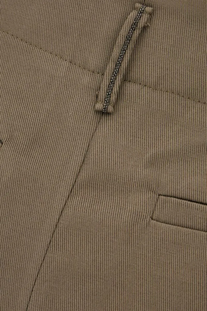 Monili Detail Tailored Trousers