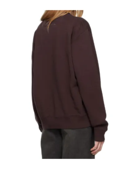 Mm6 Maison Margiela Numbers-Printed Crewneck Sweatshirt