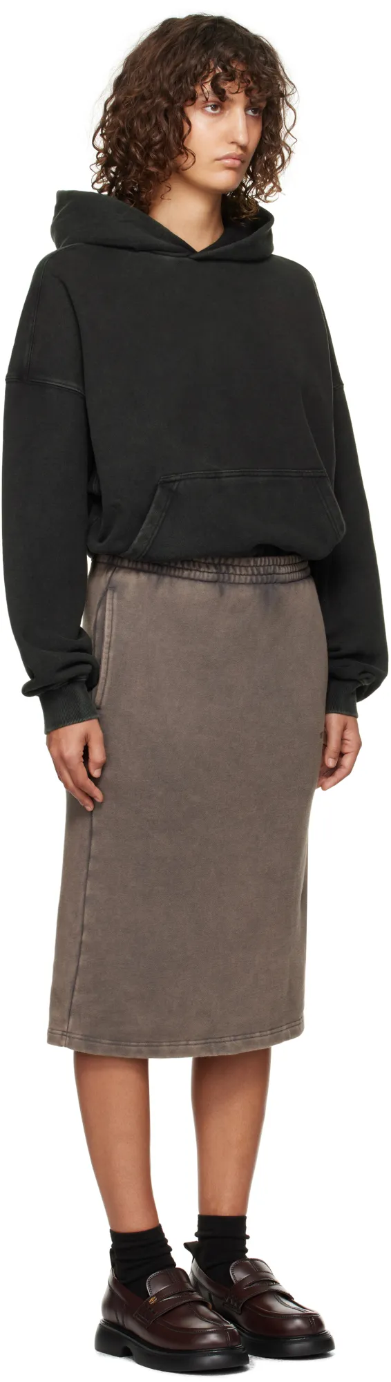 Layered Hooded Dress