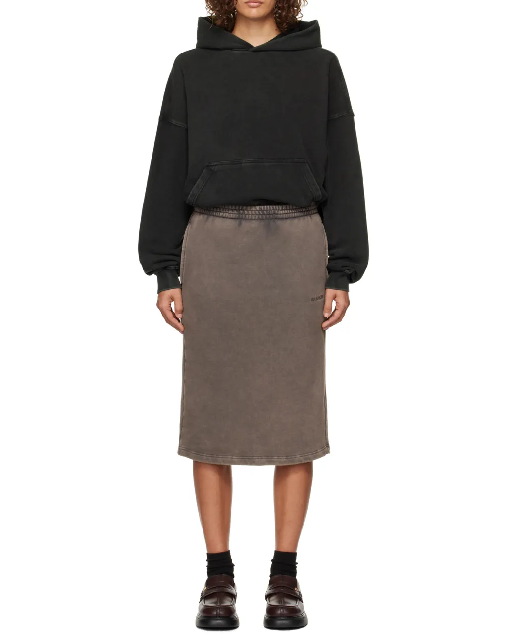 Layered Hooded Dress