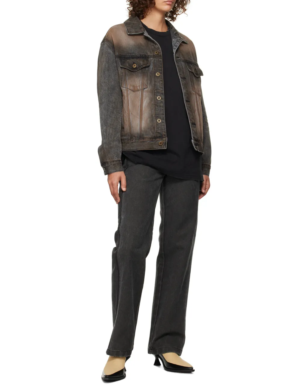 Long-Sleeved Denim Jacket